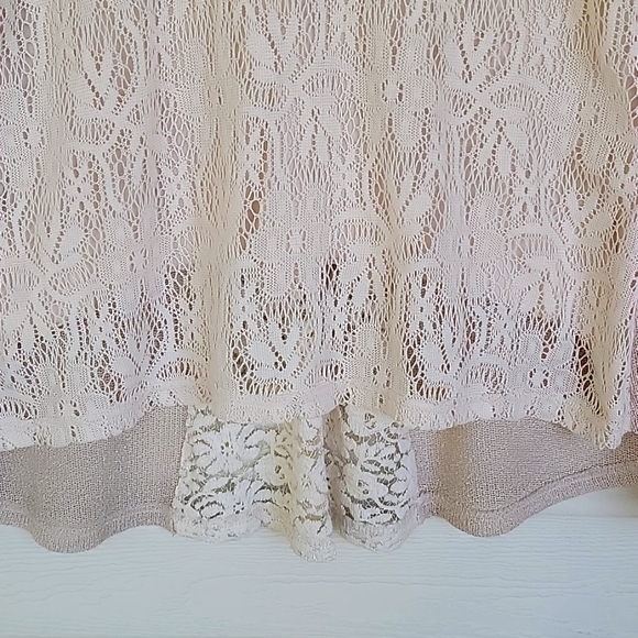 Hagel Knitted lace blouse size S Flared to the bottom - Picture 4 of 12